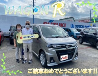 ワゴンRご納車‼おめでとうございます(*^^)v